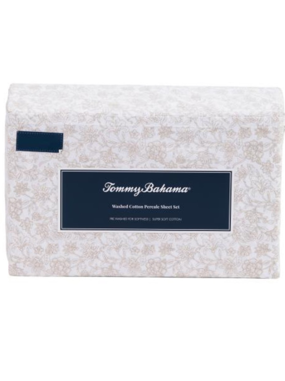 TOMMY BAHAMA cotton floral sheet set